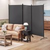 SEGAWE 3 Panel Room Divider 6Ft Folding Privacy Screen Freestanding