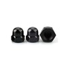 M5 Black Acorn Cap Nuts,Stainless Steel 304 (18-8) Acorn Nuts,Black