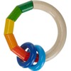 HABA Kringelring Wooden Baby Rattle & Clutching Toy (Made in