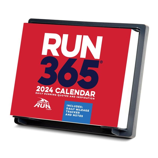 Gone for a Run 2024 Runner's Daily Desk Calendar Daily Running Quotes and Inspiration for Runners