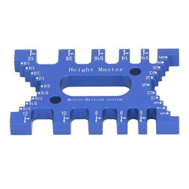 2 in 1 Dovetail Jig Tenon Caliper Aluminum Alloy High Accuracy Carpentry Router Saw Measuring Ruler for Woodworking Projects