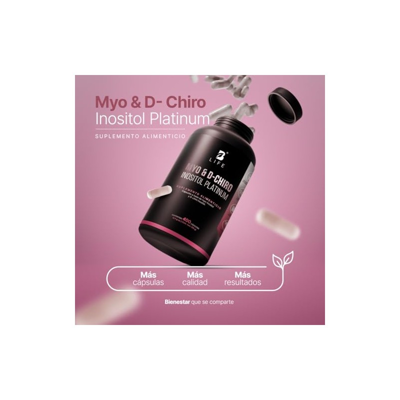 B Life Myo y D-Chiro Inositol Ratio 40:1 con 400