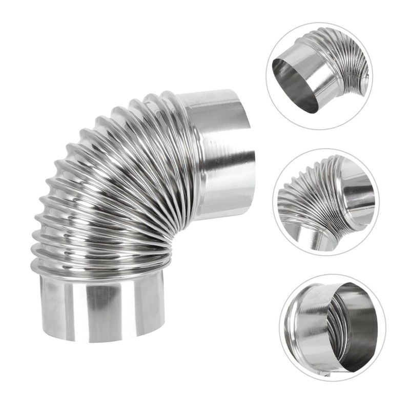 COHEALI Wood Stove Flue Elbow Stainless Steel for Efficient Ventilation