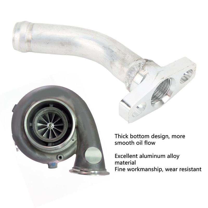 AN10 Turbo Drain Fitting 45° Sealed Aluminium Alloy Fit for