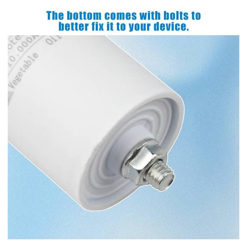 CBB60 Run Capacitor 40uF 450V AC 50/60Hz Double Insert Cylinder