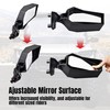SAUTVS Adjustable Rearview Side Mirrors for Polaris Ranger 1000/XP 1000/Crew