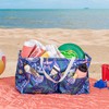 Household Essentials Sea Shell Utility Tote with 4 Pockets and