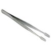 HTS 170S0 4.75" Straight Stainless Steel Stamp Tweezers