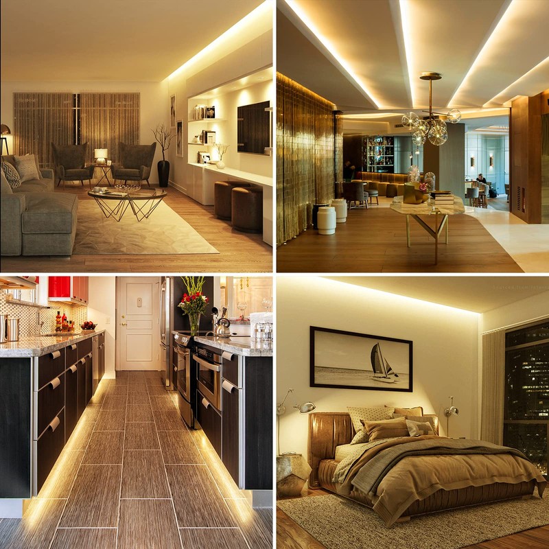 Warm White LED Strip Light, Dimmable 3000K LED Light Strip