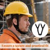Hard Hat Chin Strap,3 PCS Adjustable Black Chin Strap for