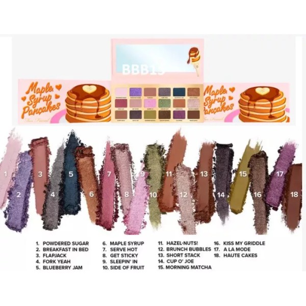 Too Faced Maple Syrup Pancakes Eyeshadow Palette,Limite