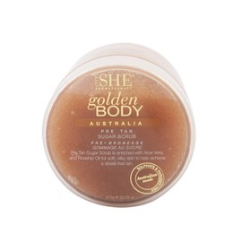 Om SHE Aromatherapy Golden Body Pre Tan Sugar Scrub