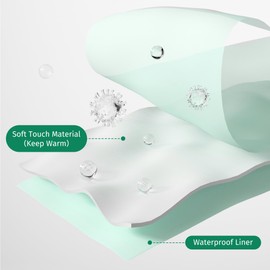 Toilet Seat Covers Disposable 40 Pack, Full Coverage Waterproof Toilet Seat Cover for Adults and Kids Potty Training,Travel Accessories for Public Restrooms