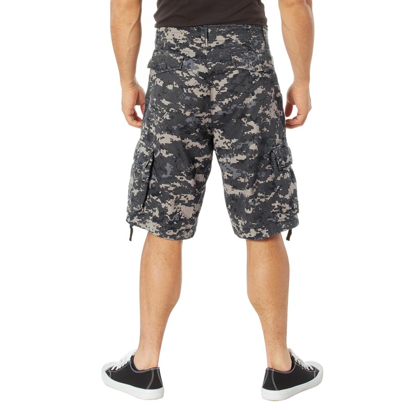 Rothco Vintage Infantry Shorts, Subdued Urban Digital, X-Large