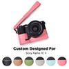 Rieibi Alpha 7C II Case - Premium PU Leather Half