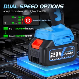 Mxmoonant Electric Fuel Transfer Pump, Cordless Diesel Transfer Pump Battery Powered 13.2GPM Stick Water Transfer with 2 x 2.4Ah Batteries for Diesel, Kerosene, Water