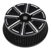 Unbranded Black Air Cleaner Element + Cover For Harley Touring