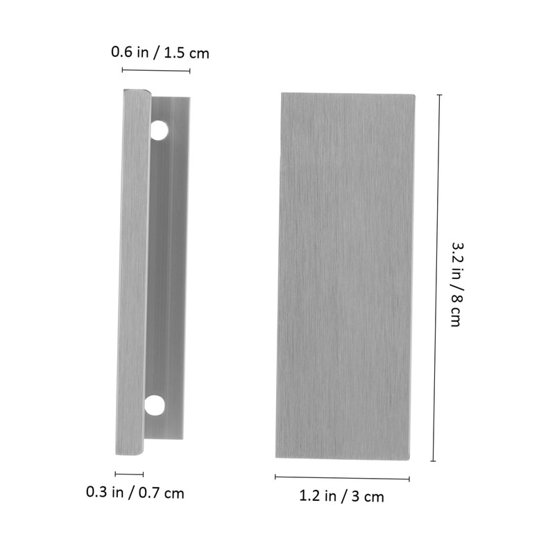 SEWACC 10pcs Invisible Handle Furniture Hardware Wardrobe Door Hardware Drawer