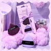Jessup Borla Maquillaje, 2pcs Borlas Polvos Triangulares Puffs Suaves para