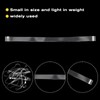 50 Pcs Clear Rubber Bands 200x5mm (Perimeter x Width) Transparent
