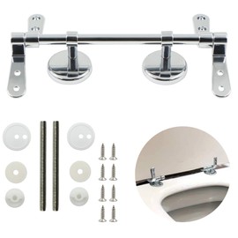 Toilet Seat Hinges Stainless Steel Replacement Hinges - Toilet Lid Attachment Accessories Long Hinge Toilet Lid Seat Hinge Set Attachment Set Used For Fixed Toilet Seat Parts