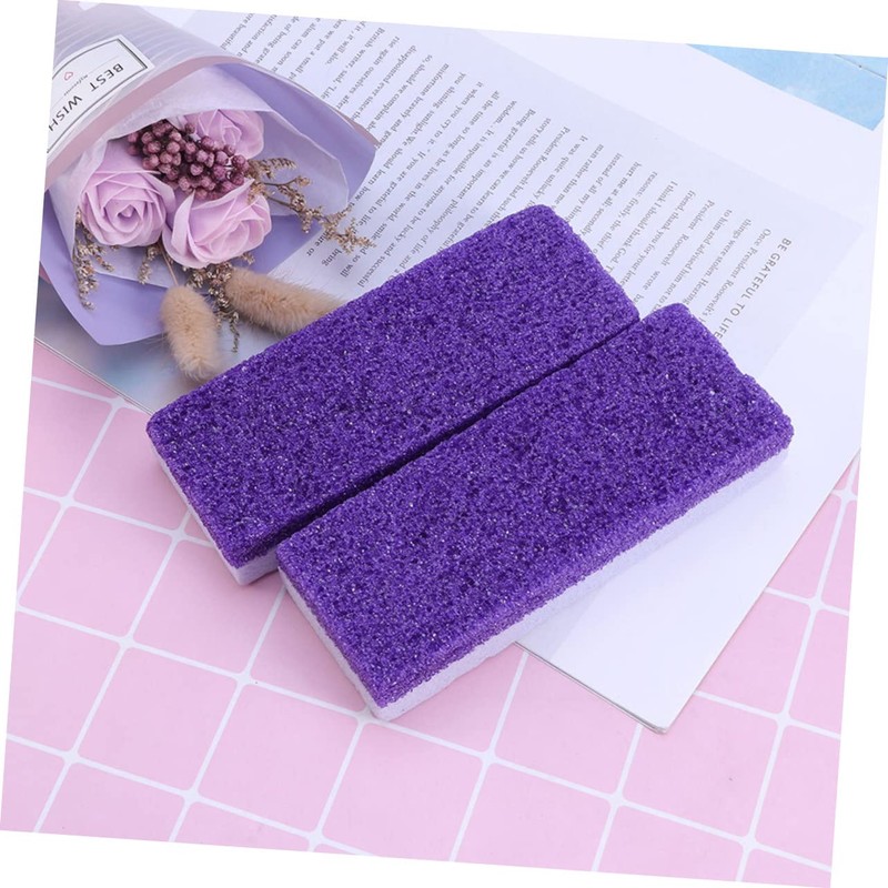 FRCOLOR 5pcs Foot Pumice Stone Callus Remover Double-sided Foot Scraper
