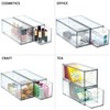 Youngever 3 Drawers Plastic Kitchen Pantry Stackable Storage Organizer, Plastic