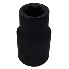 JEUCLEL EP Socket EP10, 3/8” drive Female External E-Torx Plus Socket, High Deformation Prevention Puller Tool