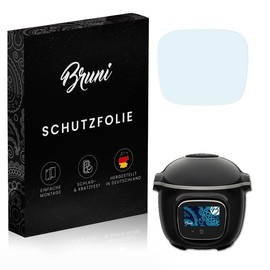 Bruni Screen Protector Compatible with Krups Cook4Me Touch WiFi CZ9128 Film, Crystal Clear Screen Protector (2X)