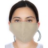 Headmost ComfyMax 3 Layer Fabric Facemask: Water Repellent, Washable &