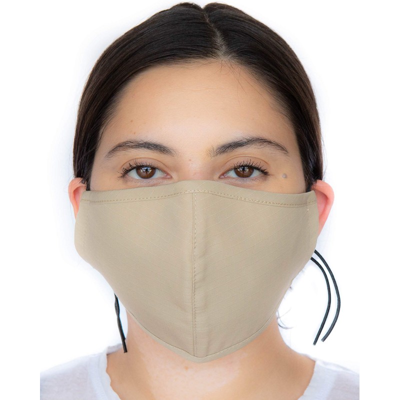 Headmost ComfyMax 3 Layer Fabric Facemask: Water Repellent, Washable &
