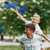 PUREZON Foam Airplane Toy, 4 Pack, 17 Inch, 4 Colors