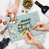 Ambesonne Romantic Cutting Board, Moon Magic and You Inspirational Messy
