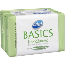 Dial Basics Hypoallergenic Bar Soap, 2 Count