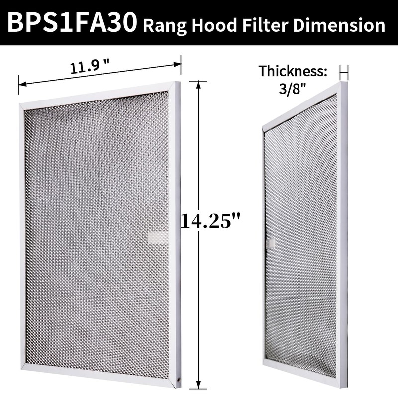BPS1FA30 Range Hood Filter Replacement for 30-Inch Broan Nutone QS1