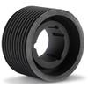 PVJ80X12.1610 Ametric® Poly V Pulley, Metric J Profile, 12 Grooves,