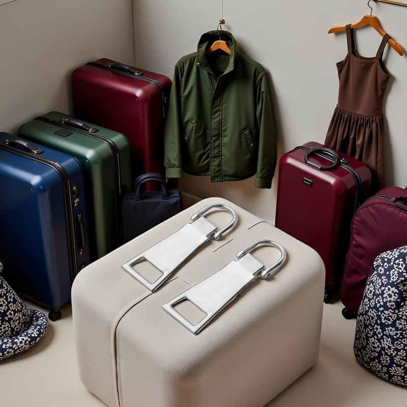 2Pcs Zipper Pull Replacement Zipper Repair, Slider Pull Tab, for