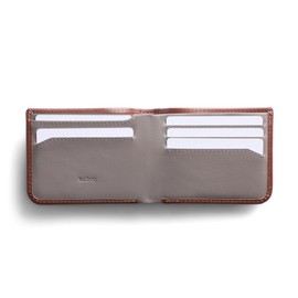 Bellroy Hide & Seek, slim leather wallet, RFID editions available (Max. 12 cards and cash) - Sienna