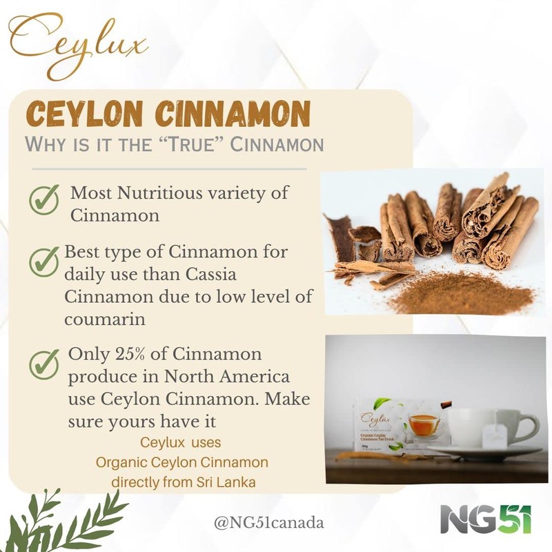 Ceylux,Premium Organic Ceylon Cinnamon Tea Drink | 100% Organic |