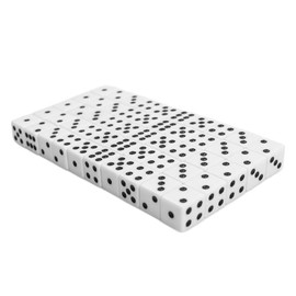 50 Pieces 16 mm Dice Set 6-Sided, Dice Set for Tenzi, Six Sided Standard Dice with Black Dots for Board Games, Dice Games, Table Games (50 Pieces Moonlight Coin Arrondi)