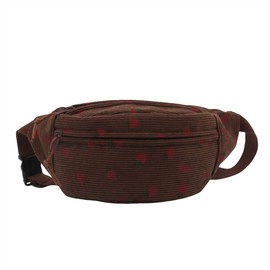 eYLun Women Crossbody Bag Fanny Pack Casual Fashion Waist Bag Chest Bag Adjustable Waist Pack for Travel Walking Running Hiking Cycling Brown