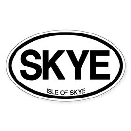 CafePress Isle of Skye Sticker Oval Car Bumper Sticker
