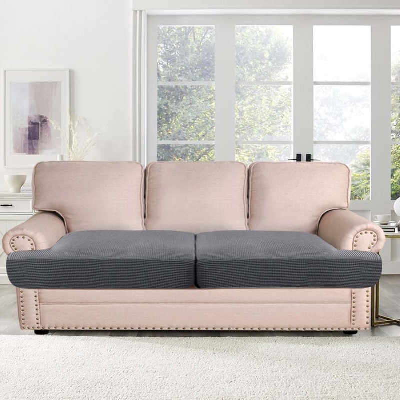 H.VERSAILTEX Stretch 2 Piece T Cushion Sofa Slipcovers Individually Sofa