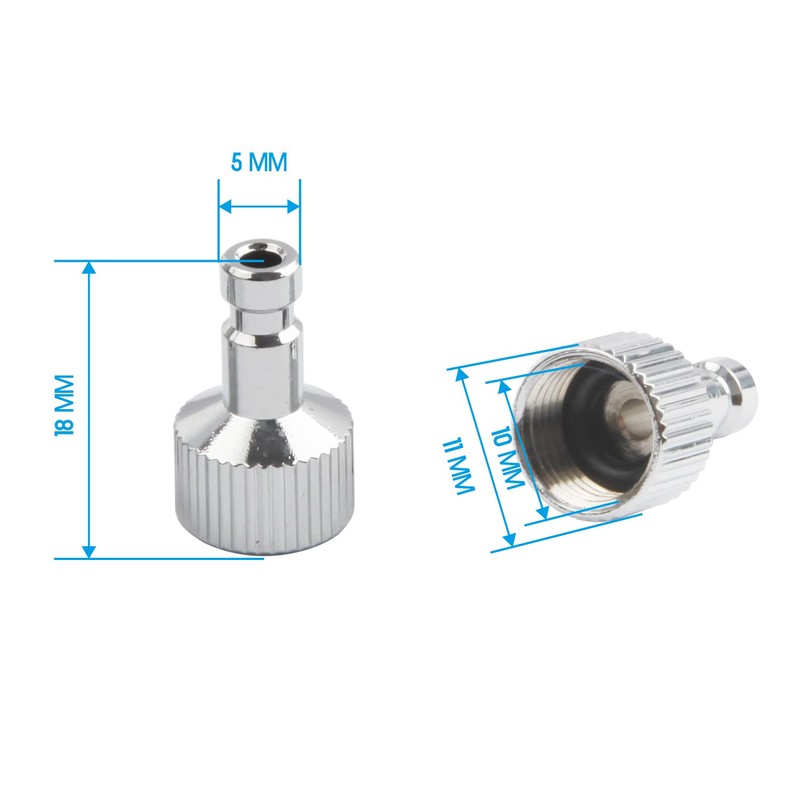 Fengda Airbrush Quick Release Disconnect with G1/8" 4PCS Male Fittings
