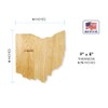 Maple Wood Cutting Board State Shaped (Ohio)