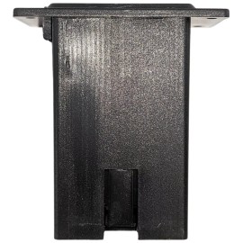 Electronix Express 9V Battery Box, Plastic Panel Mount with 4 Screw Holes (1.23" x 1.96" x 2.21")