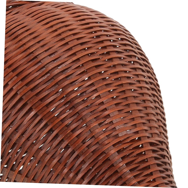 GRIRIW Bamboo Woven Vase Rustic Decorative Flower Holder Handmade Country