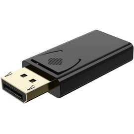 AYMBH DisplayPort to HDMI Adapter DP Male to HDMI Female Converter High-Definition 1080p Full HD Audio & Video Transmission Compatible with PC Laptop Monitor HDTV Plug & Play Gold-Plated Connector