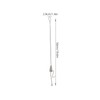 TEHAUX 10 Set Picture Rail Hanging System, 19.6 inch Adjustable