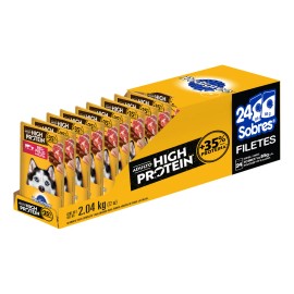 Pack Sobres Pedigree High Protein Perro Adulto Res Y Pollo